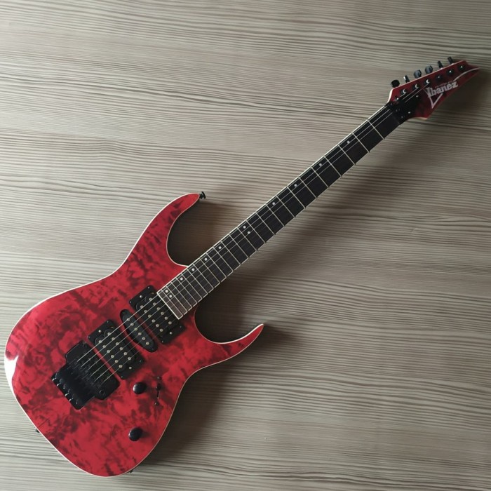 {suhadistore} Gitar Listrik Ibanez Premium Merah Limited
