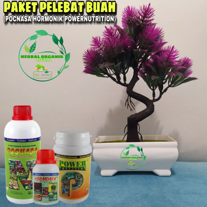 Paket Pupuk Nasa|Pocnasa|Hormonik|Power Nutrition|Pupuk Pelebat Buah Pupuk Perangsang Buah Nasa