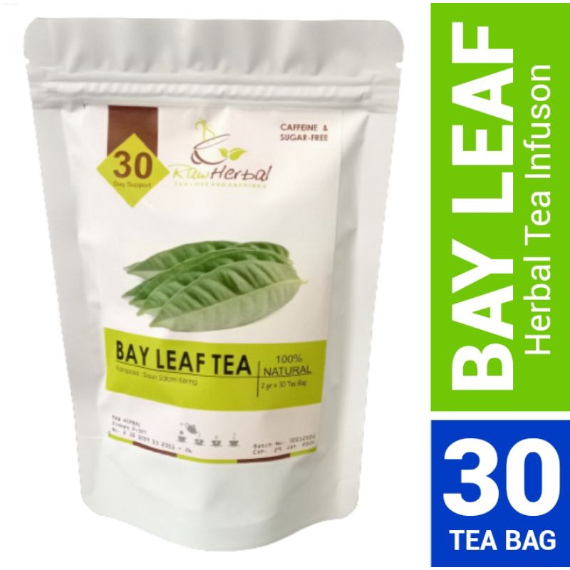 BAY LEAF TEA : TEH DAUN SALAM, BIABETES &amp; URIC ACID (30 TEA BAG)