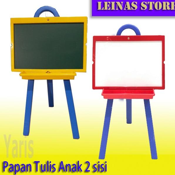 

Papan Tulis Anak 2 sisi White black board - Merah