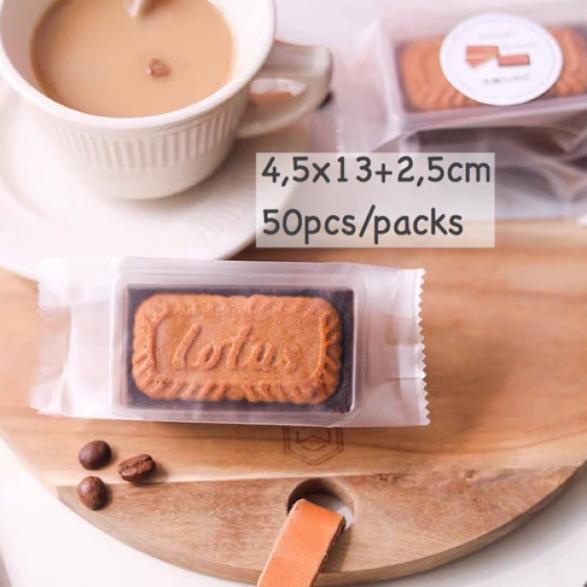 

Borong Meriah Plastik nastar cookies 4.5x13cm putih dove 50pcs PC-106