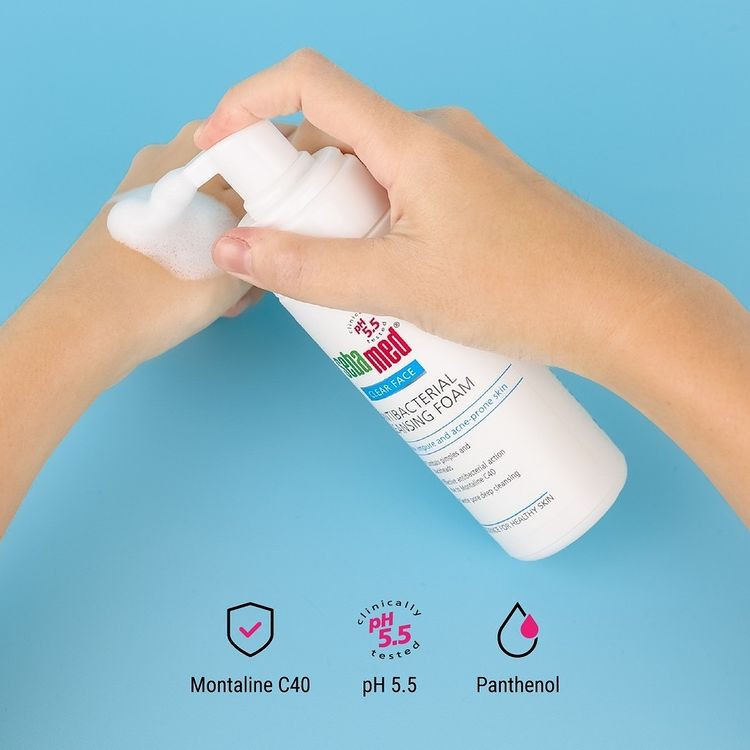 Sebamed Clear Face Antibacterial Cleansing Foam 150ml