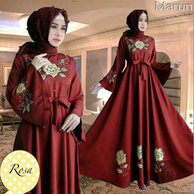 46 rosa maxi maron ( ready stok )