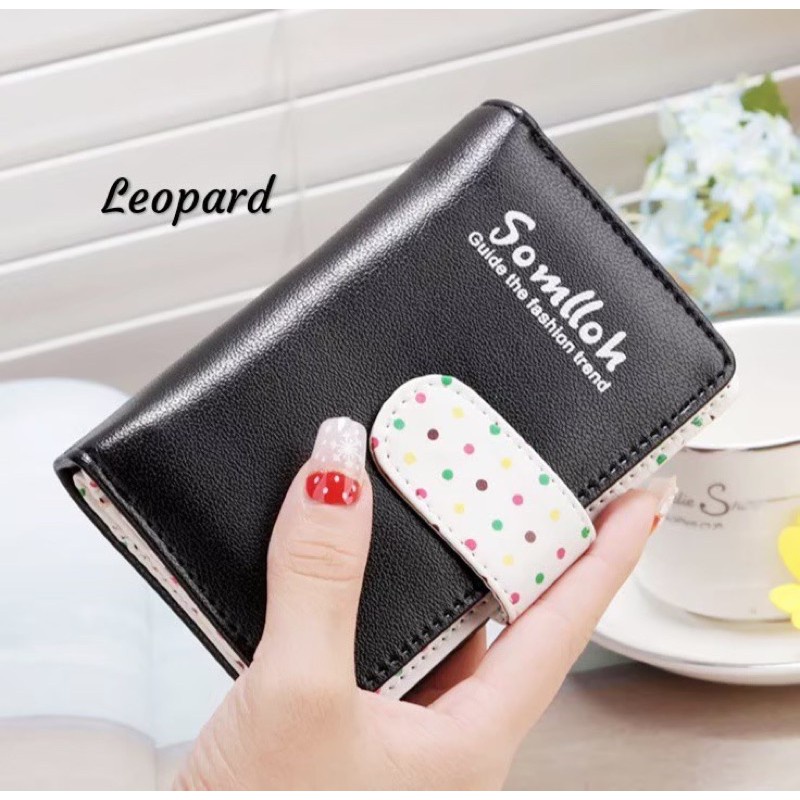 Dompet somlloh size mini / dompet mini wanita cute / dompet lipat murah / muat koin kartu dan uang