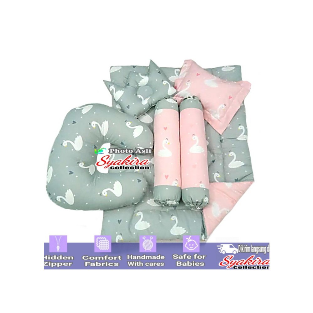 Bed cover set baby+bantal menyusui motif Bergambar Terbaru part 09