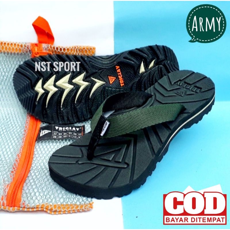 Sandal Triglav - Sandal jepit Triglav Original - Sandal Pria - Sandal Outdoor -Sandal Hiking TRIGLAV