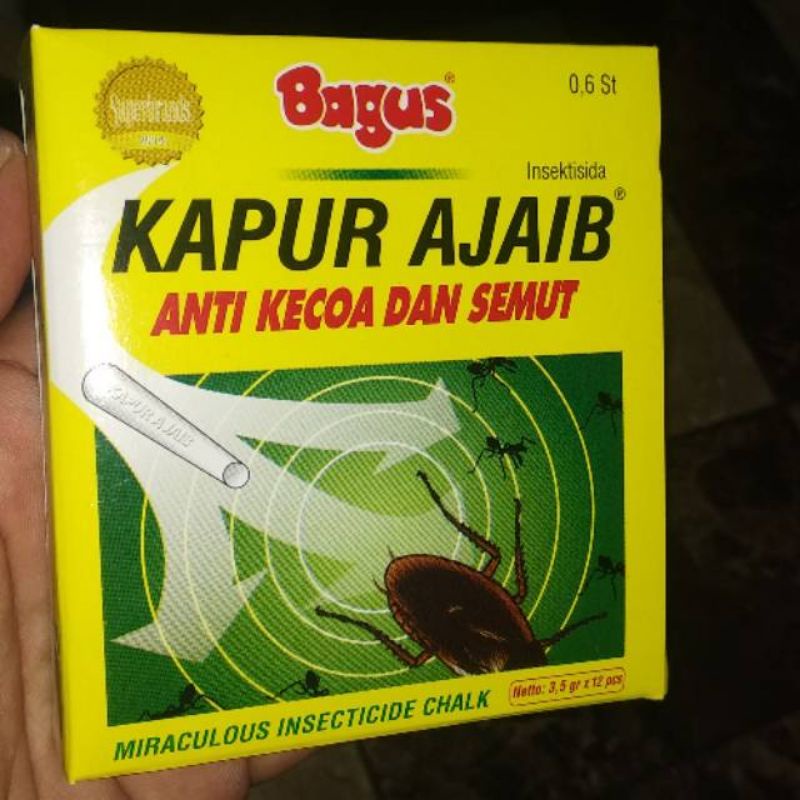 Bagus kapur ajaib anti semut dan kecoa ORIGINAL (  HARGA 1 PACK = isi 12 Kapur )