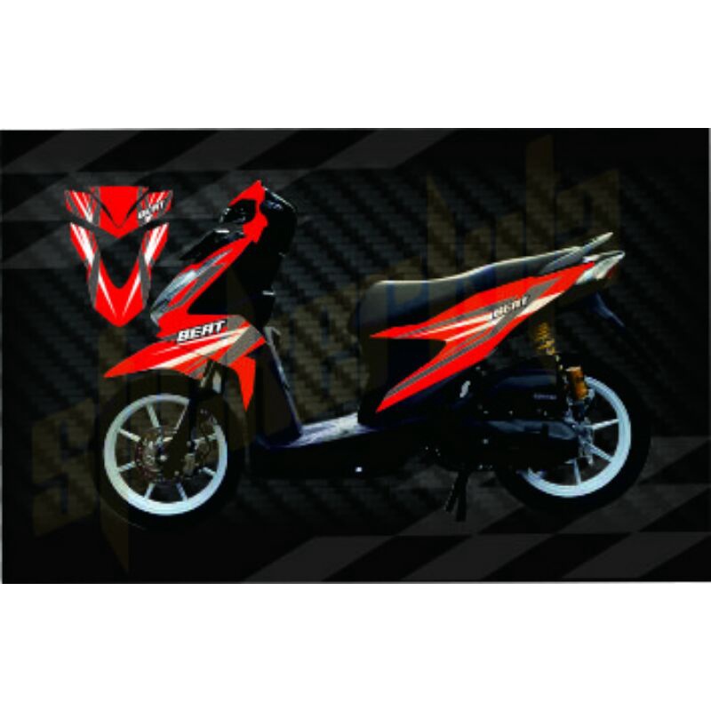 Decal sticker full body BEAT new fi 2020 Deluxe techno-dekal stiker beat 2020