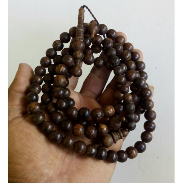 Tasbih muslim wangi kayu gaharu 10mm