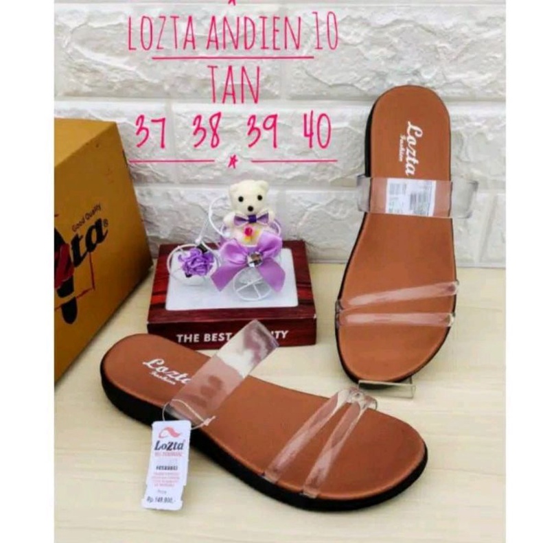 Sandal andien/Sandal kaca/Sandal lozta/Sandal cewek /Sandal kekinian