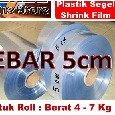 

✪ PLASTIK SEGEL 5CM x 50M ( Shrink Film ) ✿