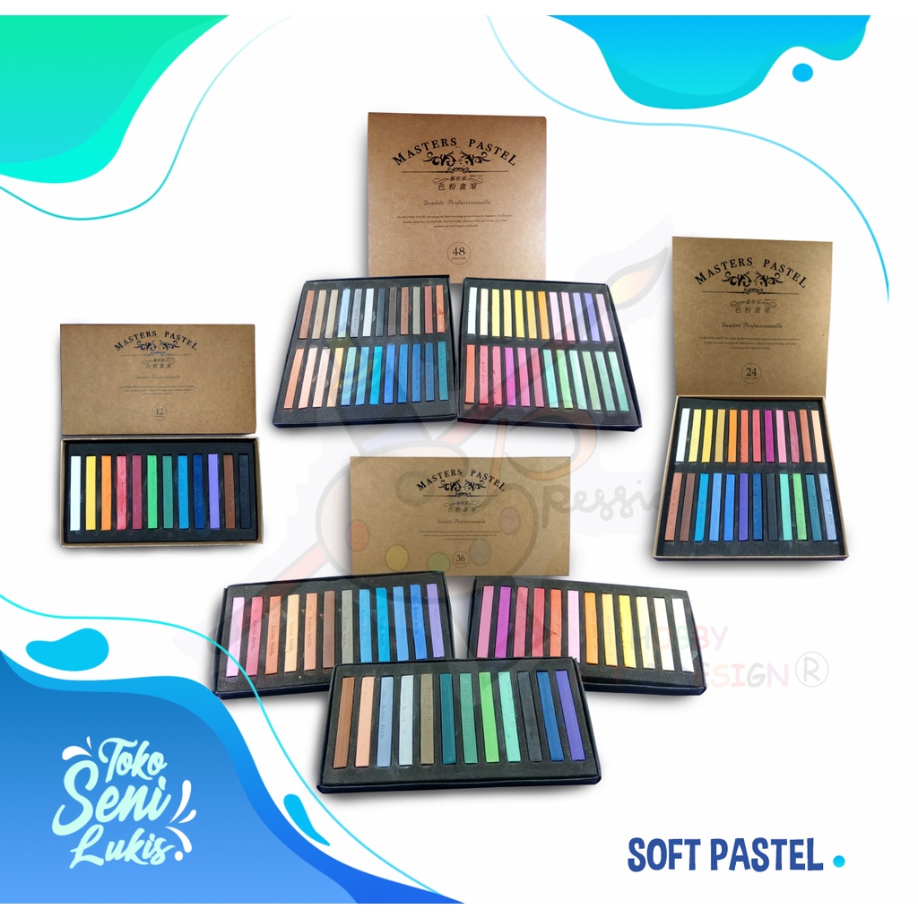 

MARIES MASTER SOFT PASTEL 12 WARNA, 24 WARNA, 36 WARNA, 48 WARNA