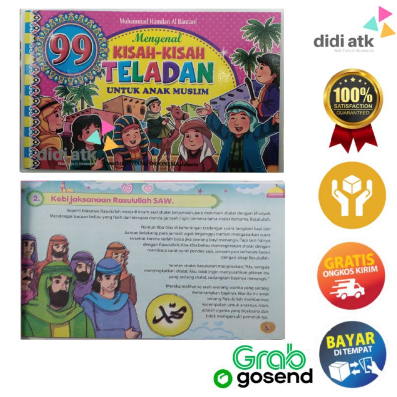 Buku 99 Kisah - Kisah Teladan Untuk Anak Muslim