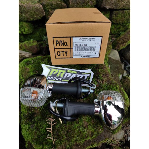 SEIN NINJA SS CHROME SEIN NINJA R CHROME SET KANAN KIRI ORIGINAL KAWASAKI SET SESUAI POTO