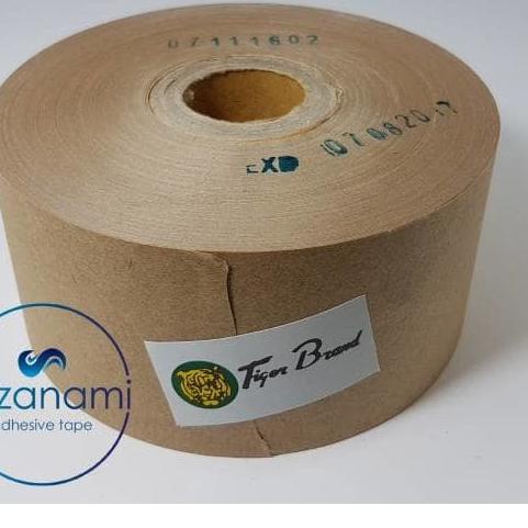 

Baru - Lakban Air 2 Inch x 100M Gummed paper craft Tape Tiger Kraft 1 ROLL