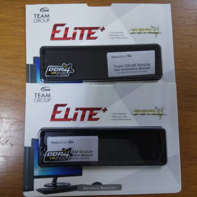 Team Elite 8 GB Ddr4 pc 2400 dual channel