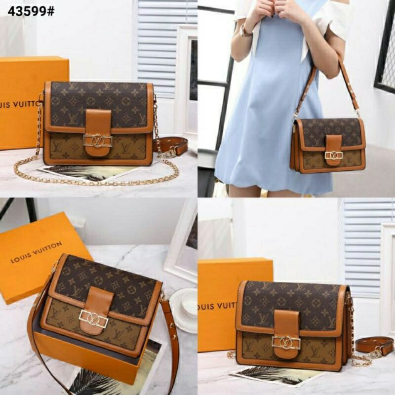 lv dauphine shoulder bag includee bag//with box2 tali43599