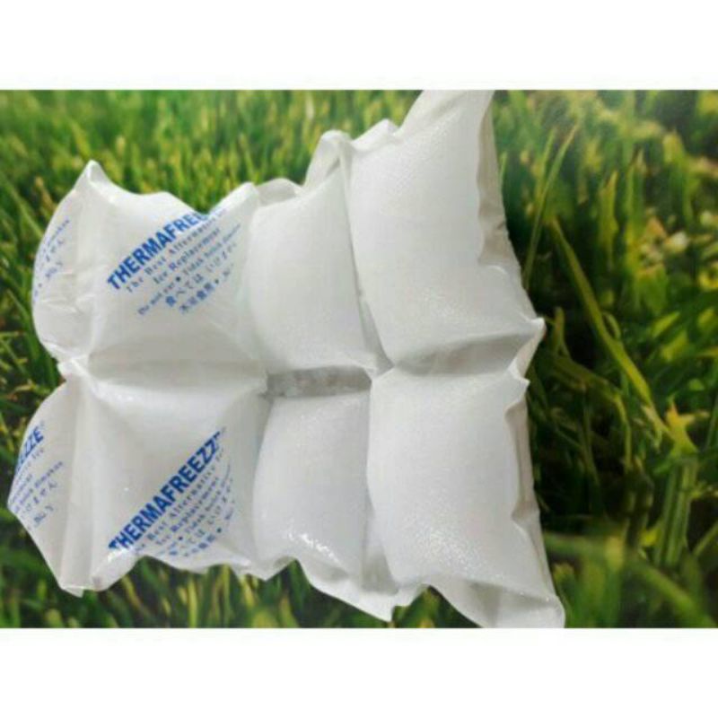 Thermafreeze ice pack lembaran mini pendingin pengemasan barang ukuran sel 6 cm × 5cm