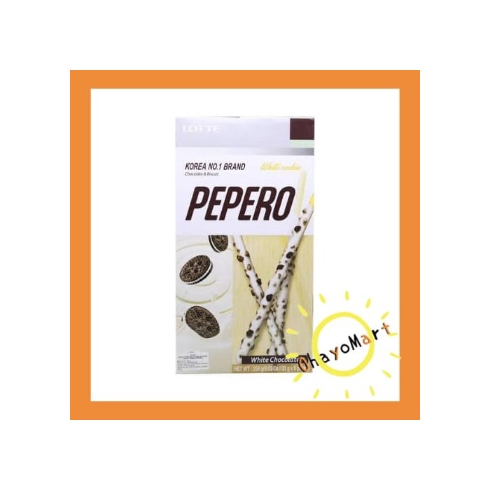 PEPERO White Chocolate / Pepero Coklat Vanila/ Pepero Line Friends 32g