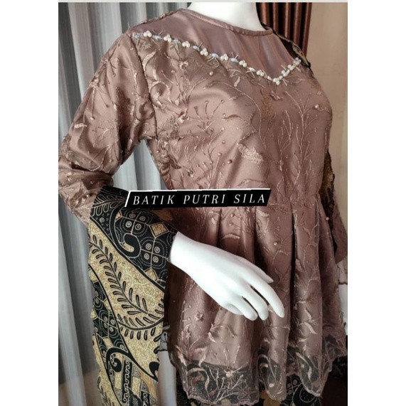 BATIK COUPLE KEBAYA MODERN/COUPLE AS_SYIFA/COUPLE KEBAYA KONDANGAN LAMARAN-KEBAYA WISUDA-KEBAYA NUDE+ROK
