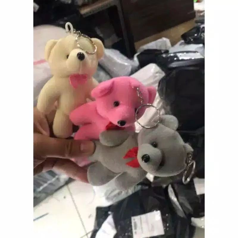 Boneka Beruang Gantungan Tas Dan Gantungan Kunci