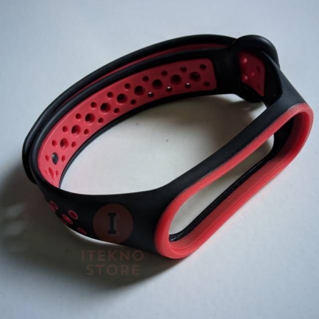 Strap Xiaomi Mi Band 4 / MiBand 3 Silikon Motif Sport - Replacement Silicone MiBand