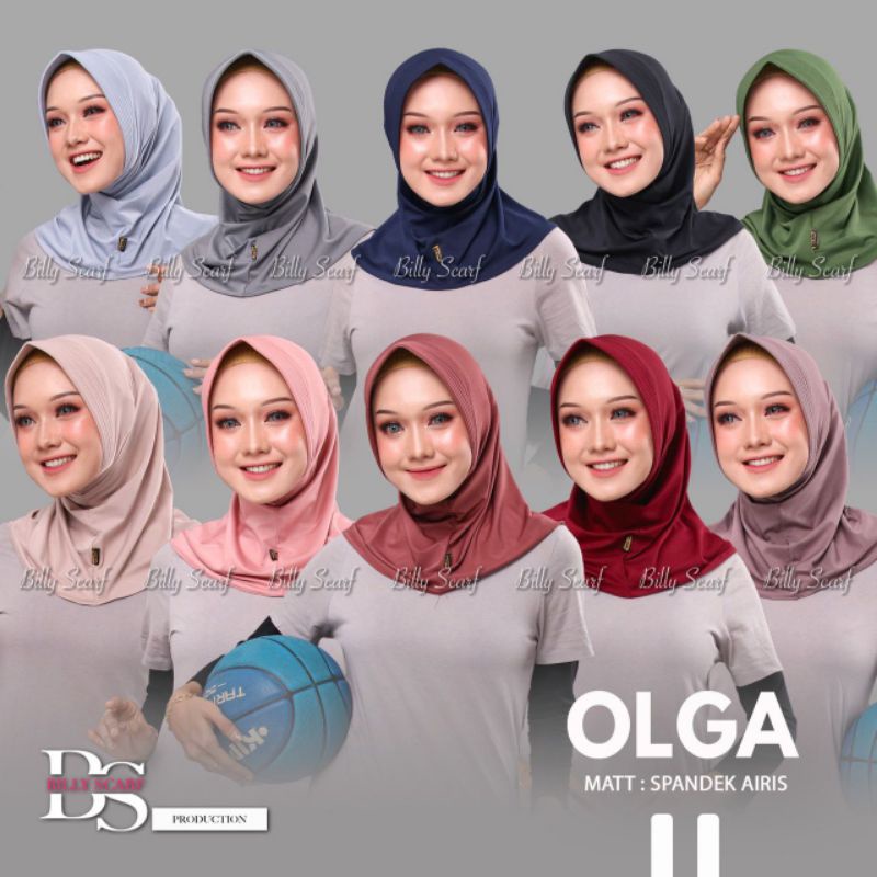 JILBAB OLGA ORI BILLY/ BAHAN SPANDEK AIRIS