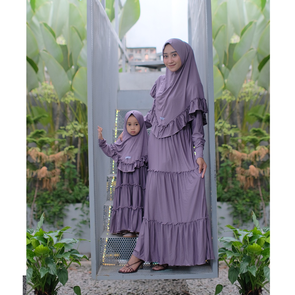 CruCil Factory Baju Gamis Susun Rample Anak (3y - 8y)