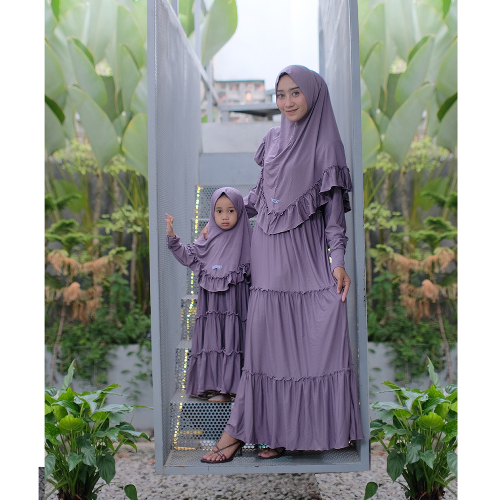 CruCil Factory Baju Gamis Susun Rample (3y-8y)