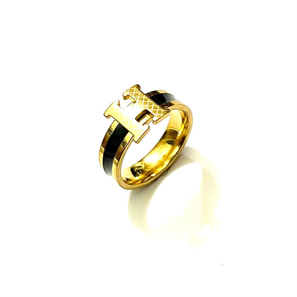 CINCIN TITANIUM PERMATA WANITA/PRIA TERLARIS TERMURAH SILVER DAN EMAS