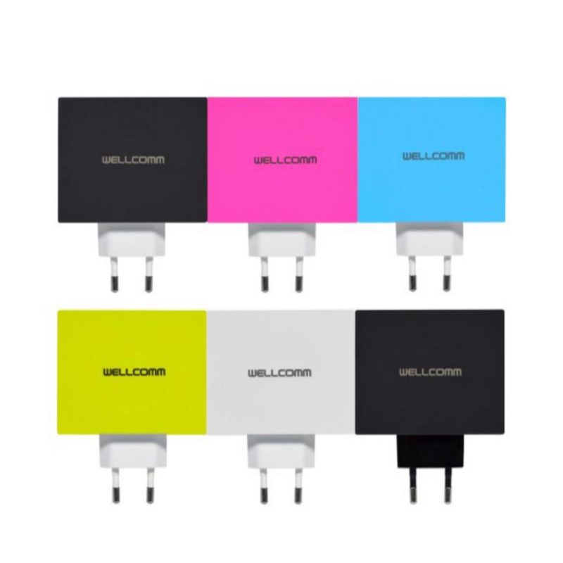 travel charger USB 4.5A 4 port wellcomm
