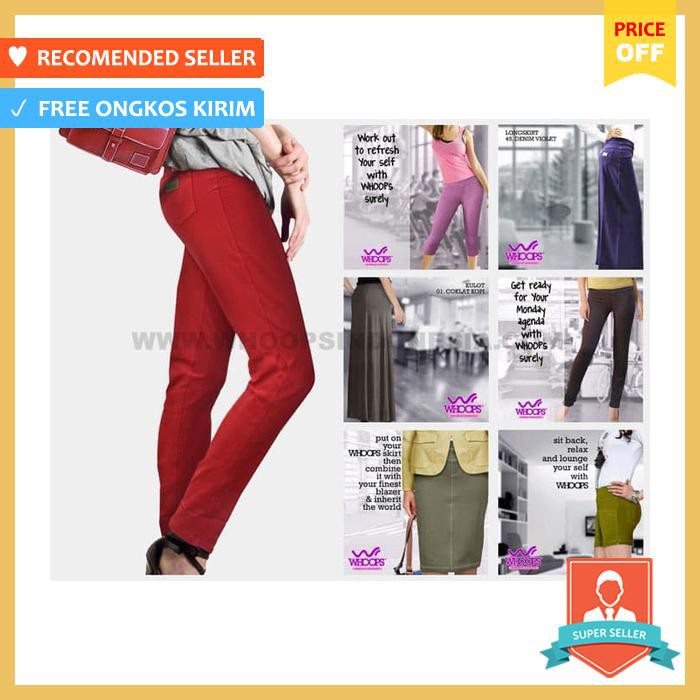 Celana Panjang Legging Leging Lejing Whoops Basic Pensil Polos Bawahan