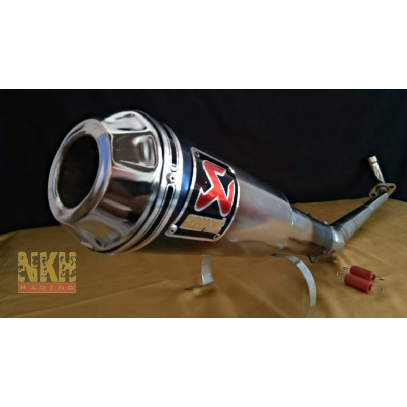 Knalpot Racing Akrapovic Jupiter z vega zr smash shogun supra blade grand