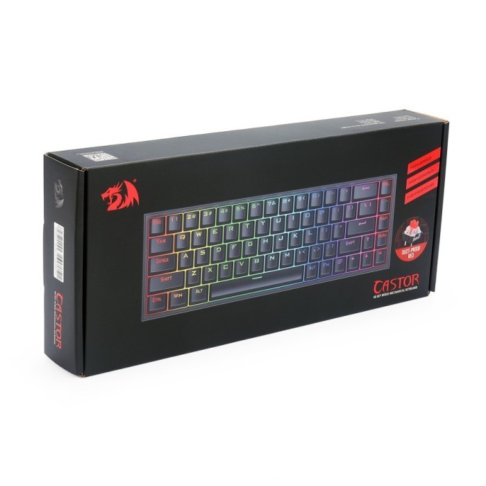 Keyboard Redragon Universal Mech Gaming 68 Keys RGB CASTOR - K631-RGB