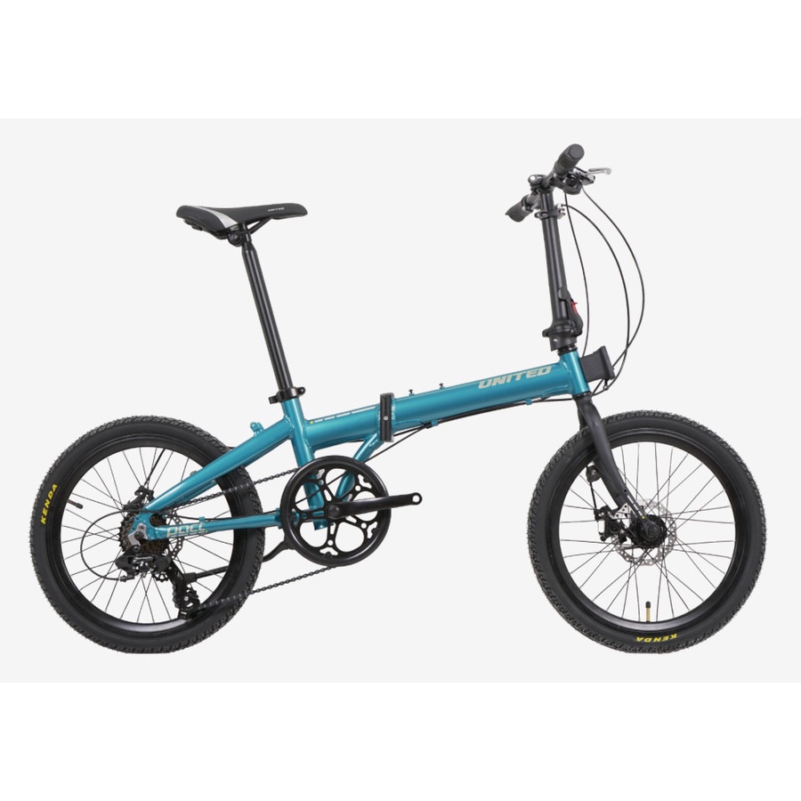 Kargo Sepeda Lipat UNITED PACT 20 Inch 8 Speed Shimano Frame Alloy Garansi SNI-Blue Black