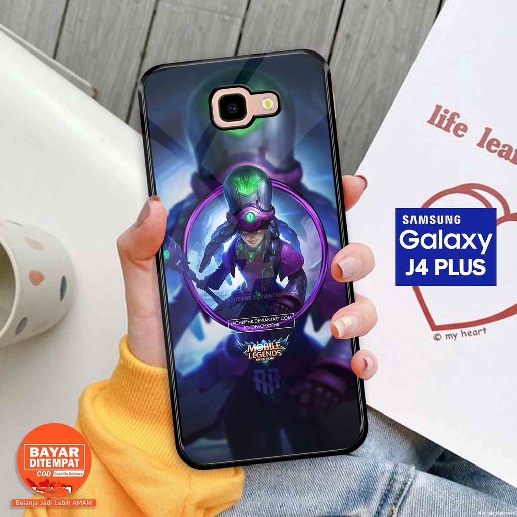 Untung Case Samsung J4 Plus [ Fold 34 ] - Hardcase Samsung J4 Plus  - Softcase Samsung J4 Plus - Cas