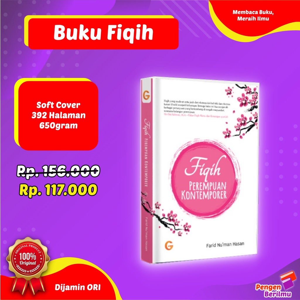 Jual Buku Fiqih Fikih Perempuan Wanita Kontemporer Gip 100