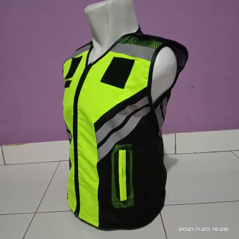 Rompi taslan safety polosan toring polisi security satpam