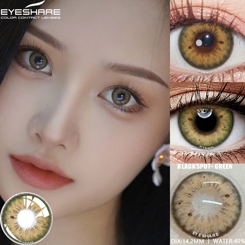 (COD)Menyinarimu Softlens Minus(-1~-6) BLACKSPOT Softlens Lensa Mata Penuh Gaya Dan Cantik Softlens Brown Warna Lensa Kontak Soflen 2022 New Dubai Import Premium Big Eye Gray Exoticon Softlen