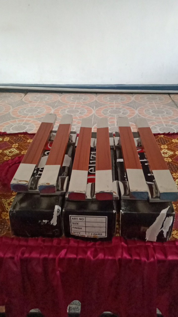 Handle Pintu Rumah 33 Cm Gagang Pintu Model Kg. Kotak Cat Tarikan Pintu Murah