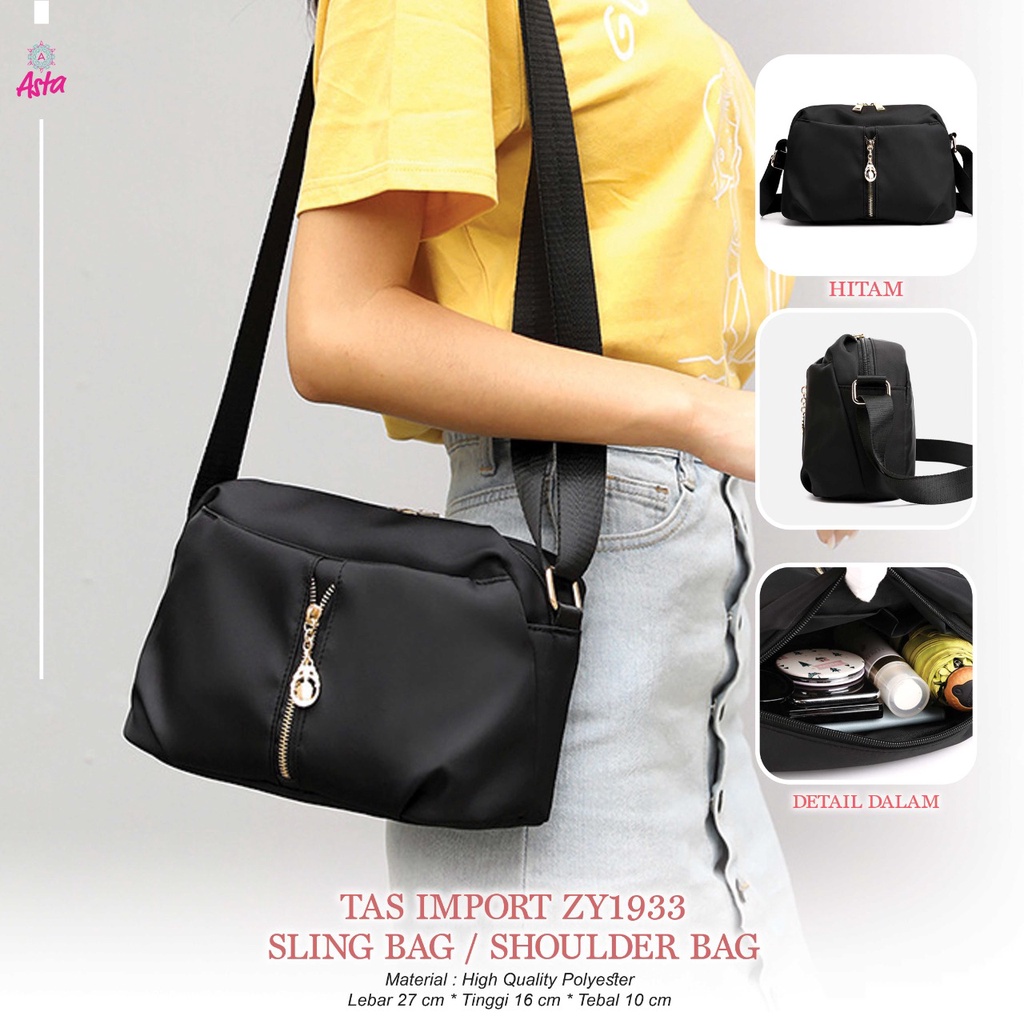 Kenshoping Solo [ready] tas import zy1933 by asta / tas waterproof / sling bag / shoulder bag / tas 
