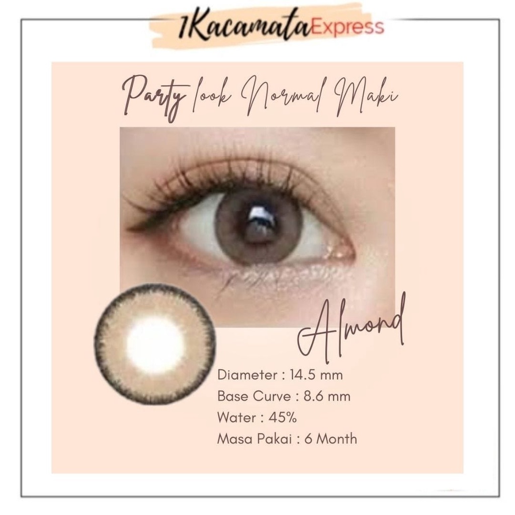 SOFTLENS WARNA NORMAL PARTY LOOK MAKI