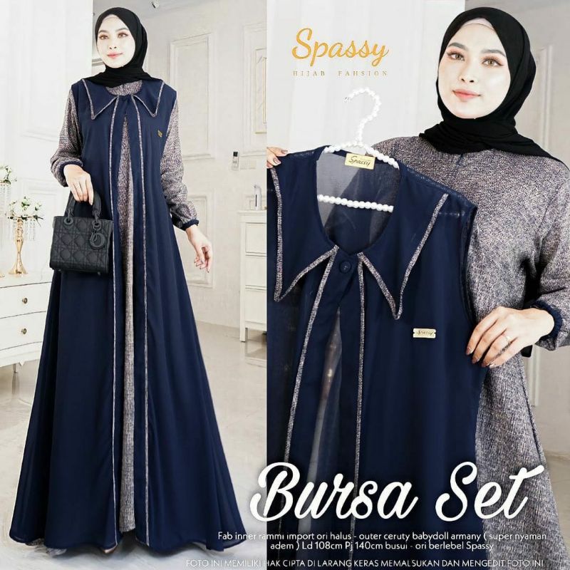BURSA SET ORI JASMINE/ GAMIS SET TERBARU