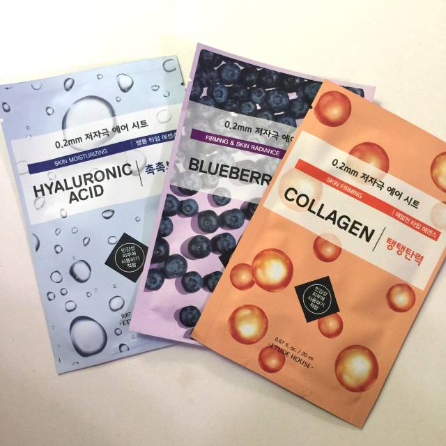 Etude house sheet mask/masker etude house/ masker wajah/ masker pencerah wajah