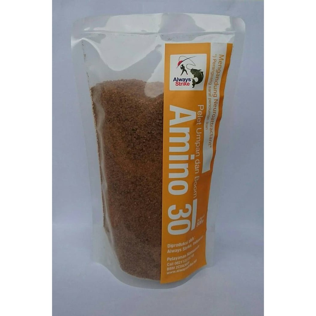Pelet Boom Amino 30 Always Strike (Mancing Ikan Mas) Umpan Pancing