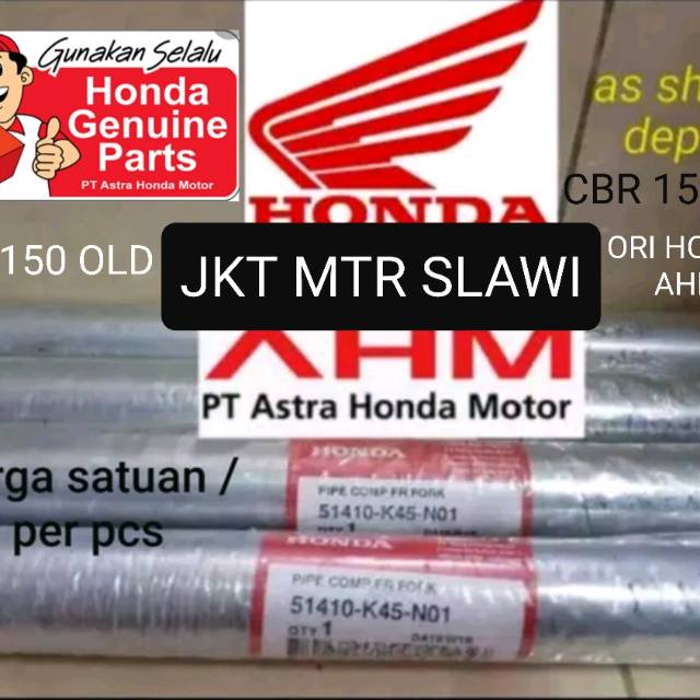 51410-K45-N01 As shock depan cbr 150 old lama non led ori honda ahm asli honda