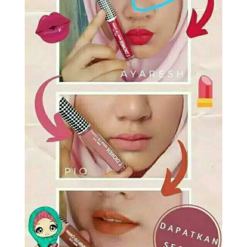 LIPSTIK ANTI LUNTUR LDIONER
