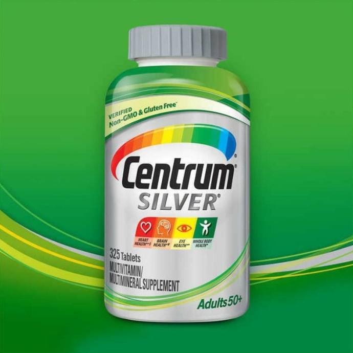 Centrum silver adults 50+, 325 tablets, helps support immune system