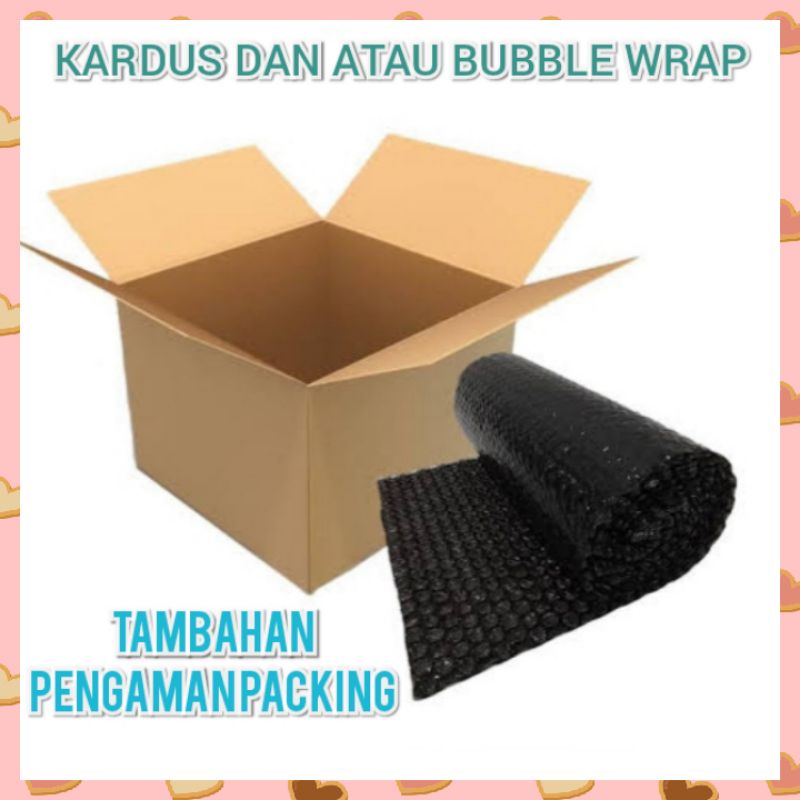 ( Bonus Stiker Fragile ) Extra Bubble Wrap Kardus Pengaman Tambahan Packing