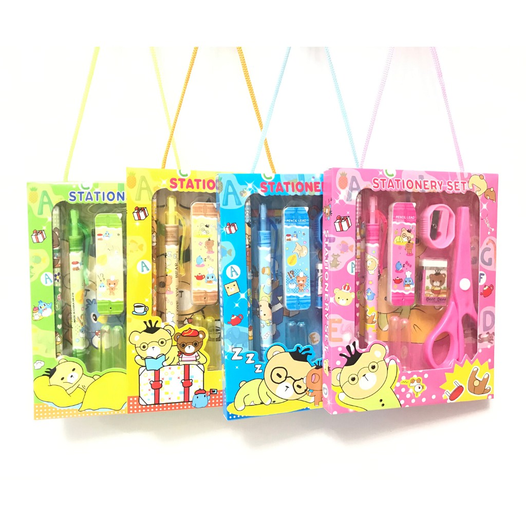 

Minicart Stationery Set 9 In 1 Paket Alat Tulis Berkarakter - 2016